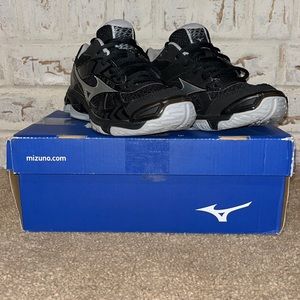 Mizuno Wave Bolt 7 Women's Volleyball Shoes Black/Silver sz 6